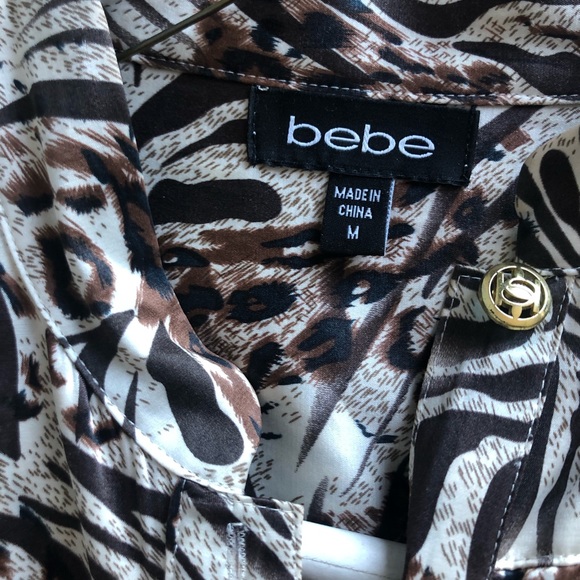 Bebe Animal Print Tiger Dress - Picture 3 of 4